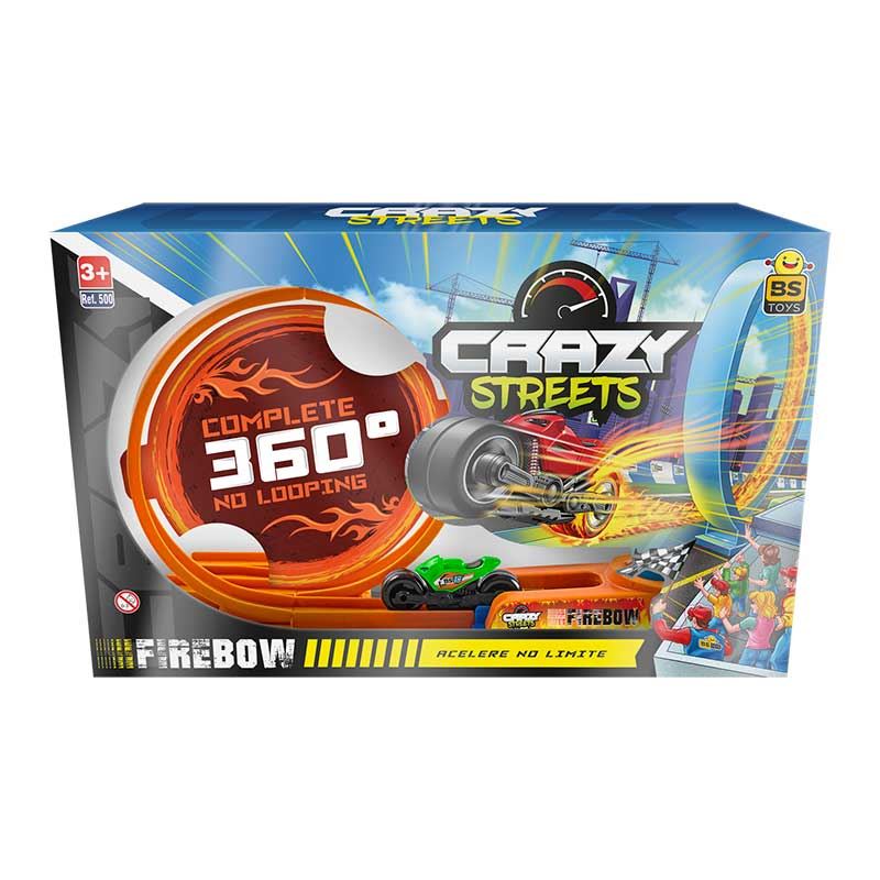 PISTA CRAZY STREETS FIRE BOW BS TOYS
