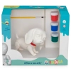 Boneco em Vinil Macio Puppie Bill Pintura 3 Tintas p/Colorir - Puff Toys