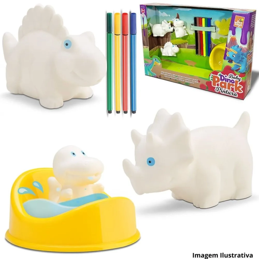 Baby Dino Park Pintura 0598 Bee Toys