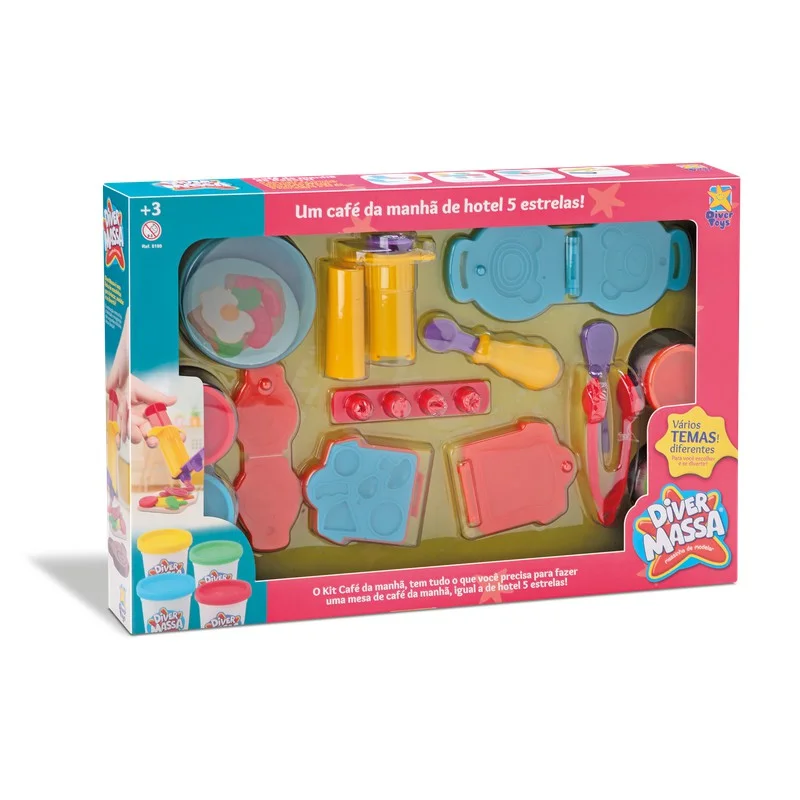 Diver Massa Kit Café da Manhã - 8199 - Divertoys