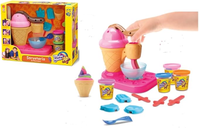 Sorveteria de Massinhas Maria Clara e JP 4 Potes - Divertoys - Image 3