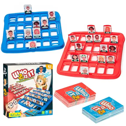 Jogo De Mesa Interativo Quem Sou Eu Para Crianças Com Adivinhação De Personagens Tabuleiro Ilustrado - For Kids - Image 2