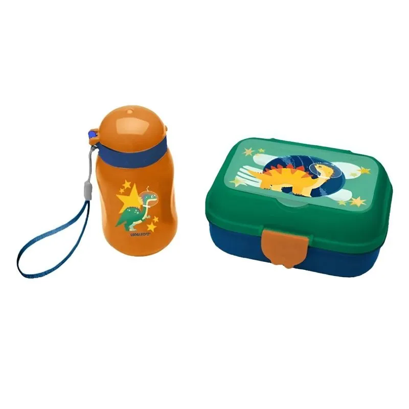 KIT LANCHE DINO MARMITA/TALHER/GARRAFA LEO&LEO - Image 3
