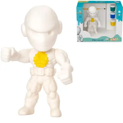 Boneco em Vinil Macio Steel Man Pintura com 3 Tintas Colorir - Puff Toys - Image 3