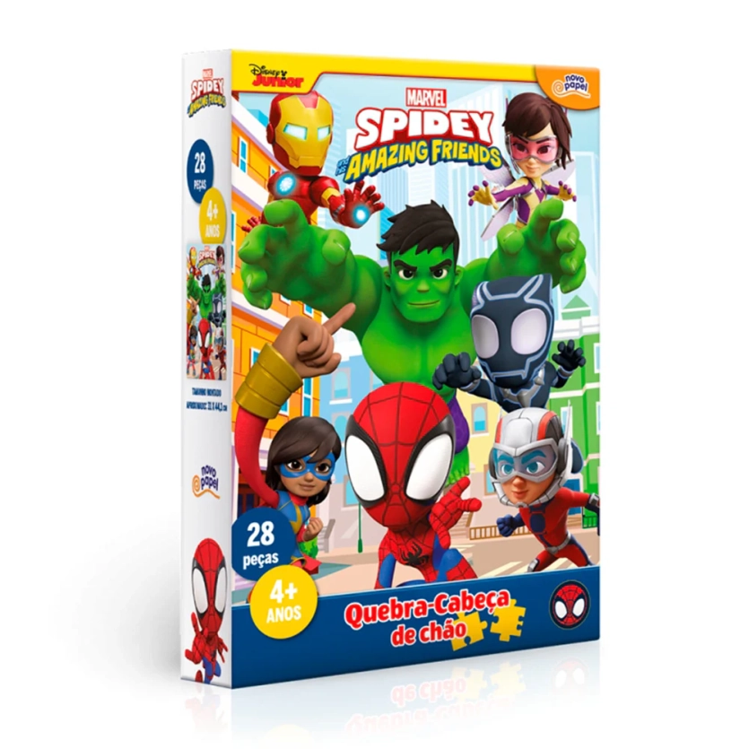 Quebra-Cabeça de Chão Vingadores Grandinho 28 Peças - Toyster