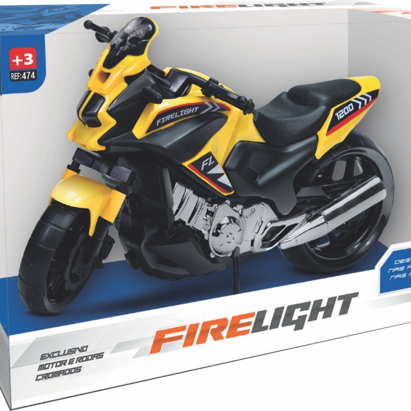 Moto Firelight BS Toys – Aventura e Velocidade em Duas Rodas!
