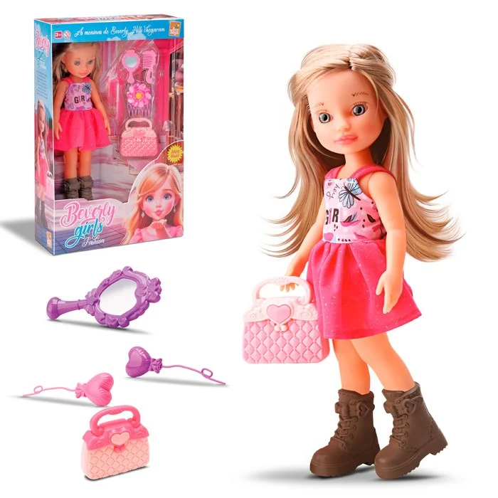 Boneca bervely hills fashion 34cm ref 1034 cx:006 - Image 2