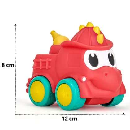 Brinquedo para Bebê Puff Car Carrinho Bombeiro Vinil Macio - Puff Toys - Image 3