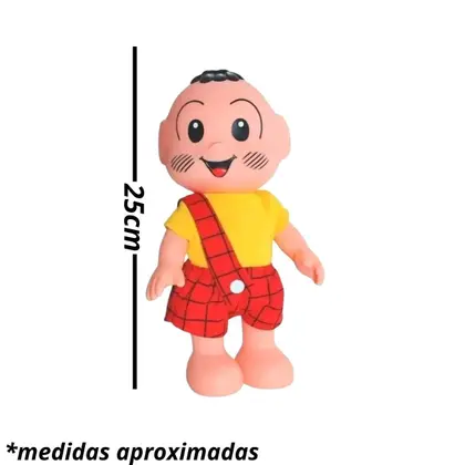 Boneca de Vinil Turma da Monica Clássico Cascão 25CM SIDNYL - Image 2
