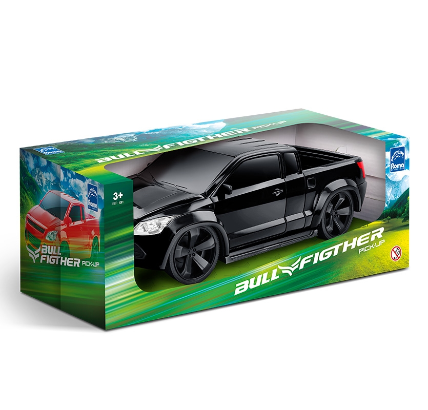 S10 Pick-up Rebaixada Brinquedo Miniatura Bullfighter 30cm - Roma