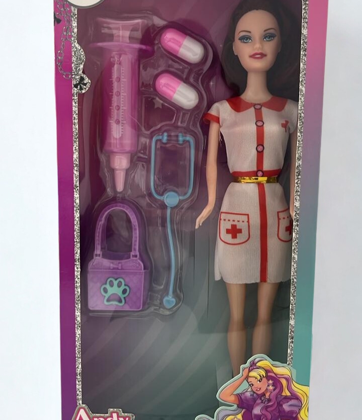 Boneca Andy Collection Médica com Acessórios – For Kids