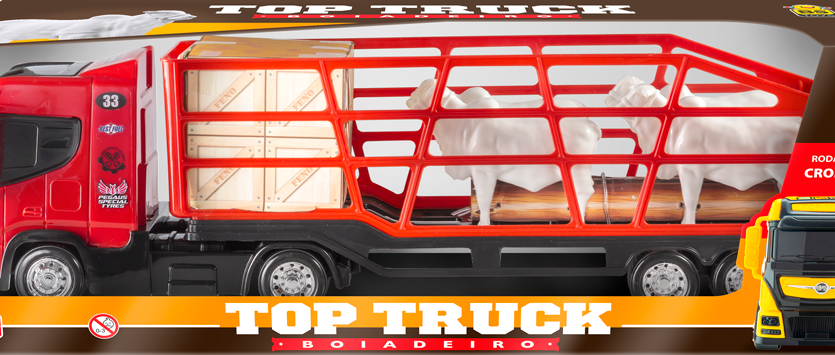 Caminhão Boiadeiro Top Truck BS TOYS 312