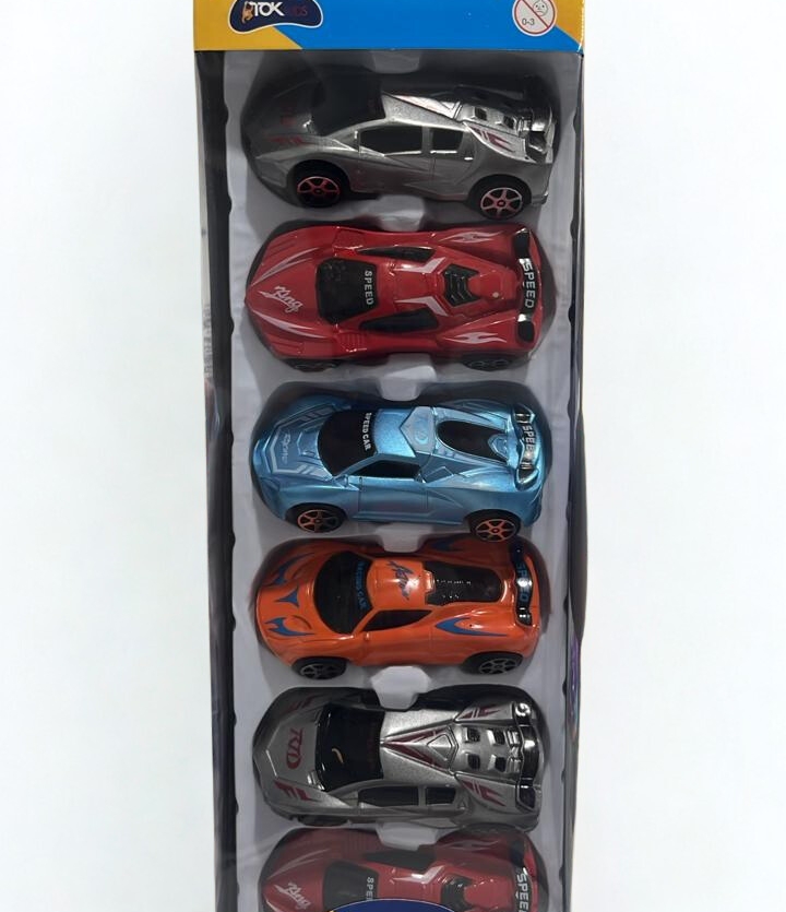 Kit Carrinhos RaceCar – 6 Unidades