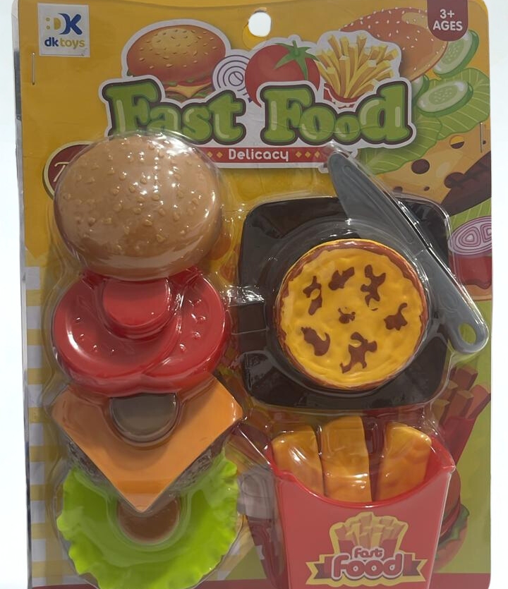 Kit Brinquedo Fast Food Infantil – DK Toys