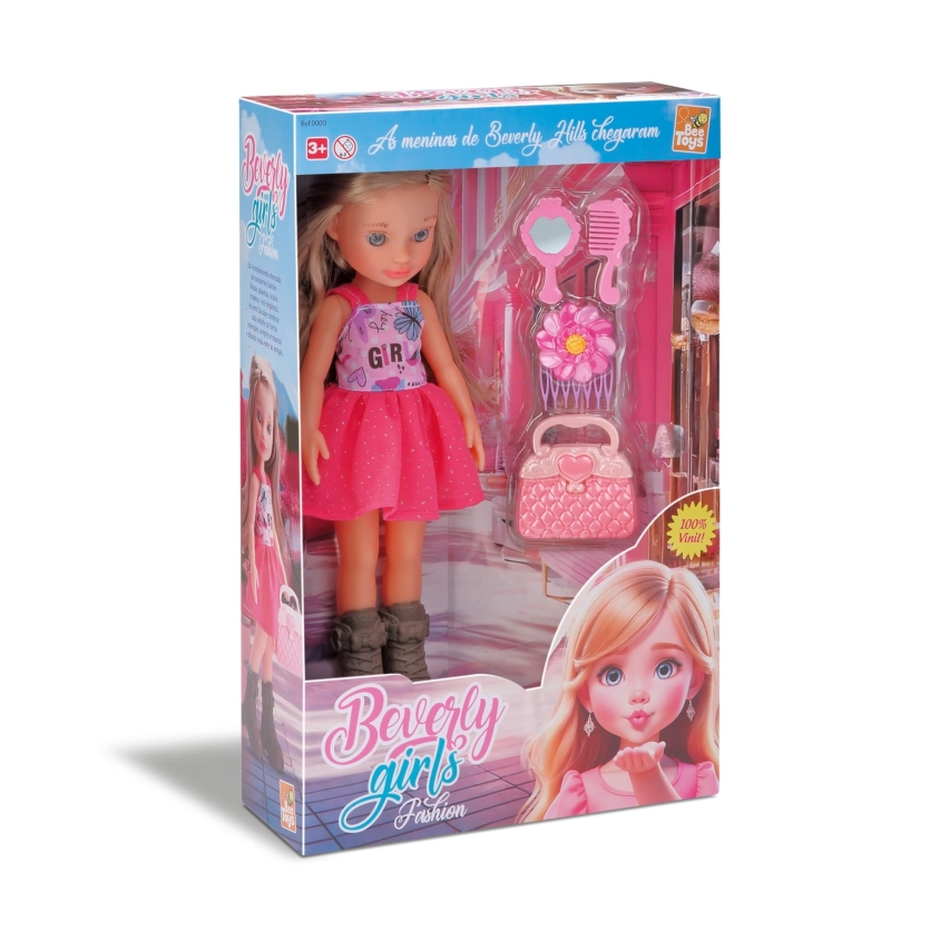 Boneca bervely hills fashion 34cm ref 1034 cx:006