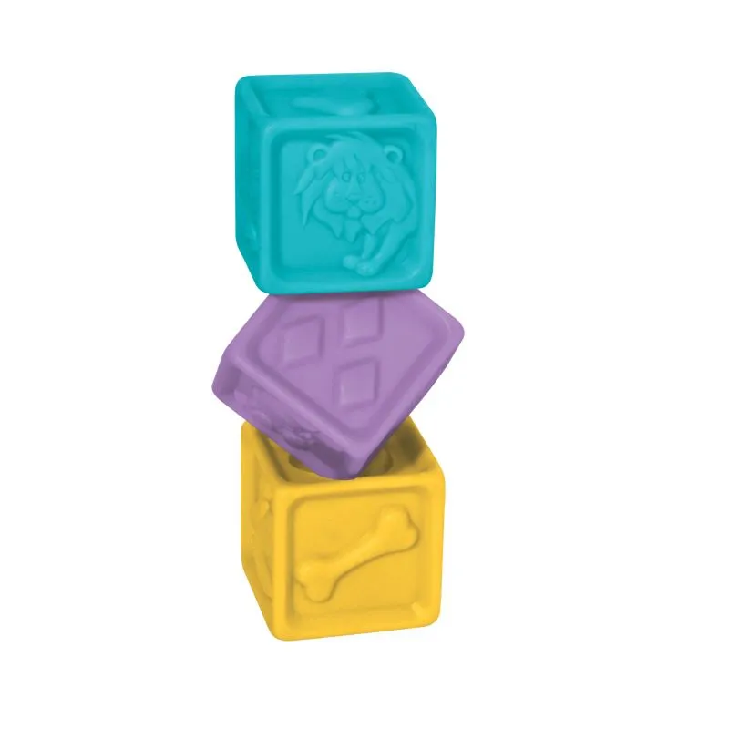 Brinquedo para Bebê Cubos de Empilhar Pais e Filhos - Image 2