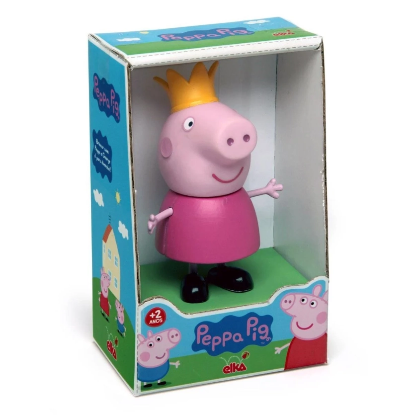 Boneca Peppa Pig Princesa Elka - Rosa