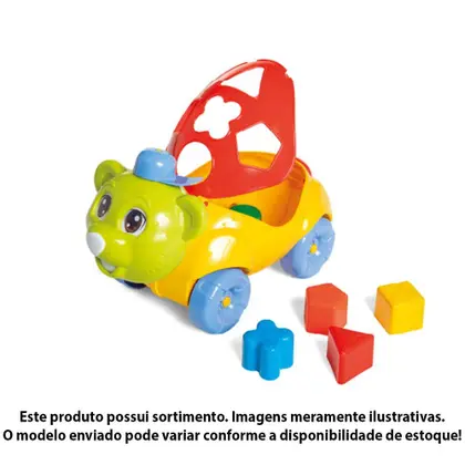 Encaixe de Formas Didáticas - Animais da Selva - Sortido - TaTeTi - TaTeTi Brinquedos - Image 3