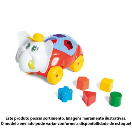 Encaixe de Formas Didáticas - Animais da Selva - Sortido - TaTeTi - TaTeTi Brinquedos - Image 4