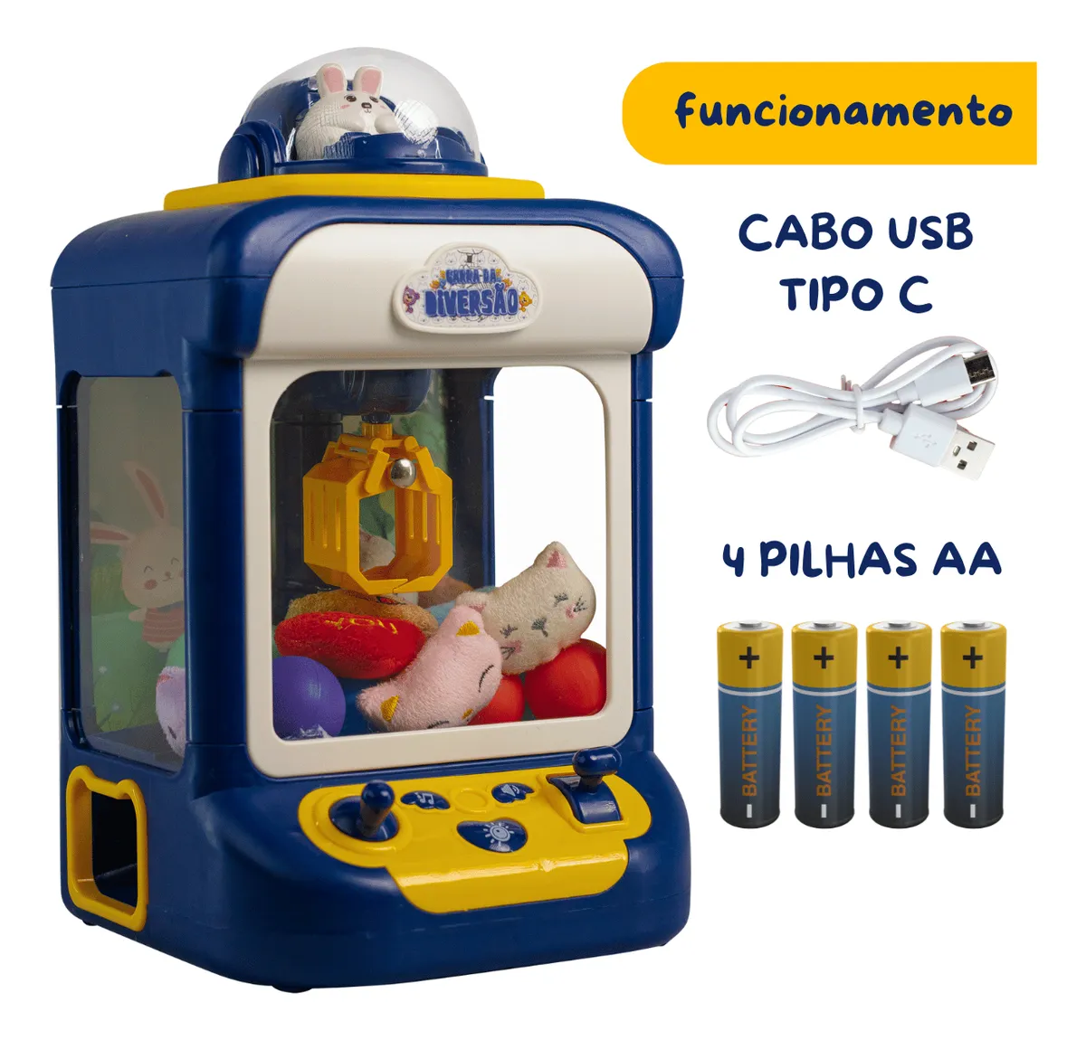 Máquina Pega Bichinhos Mini Maquina Ursinho Infantil - Image 3