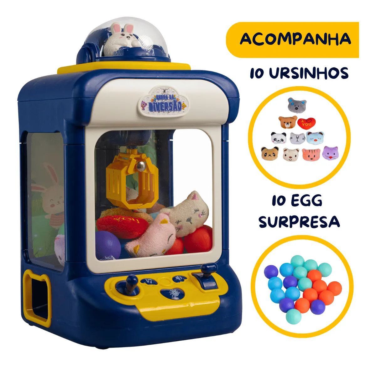 Máquina Pega Bichinhos Mini Maquina Ursinho Infantil - Image 2