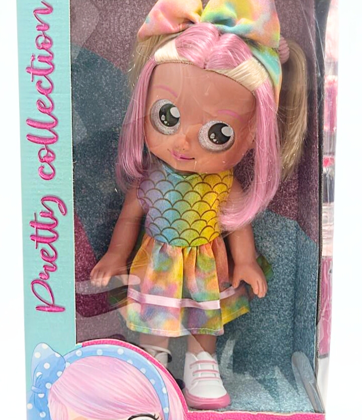 Boneca - Pretty Collection - Blondie - Rosa - Loira - Milk