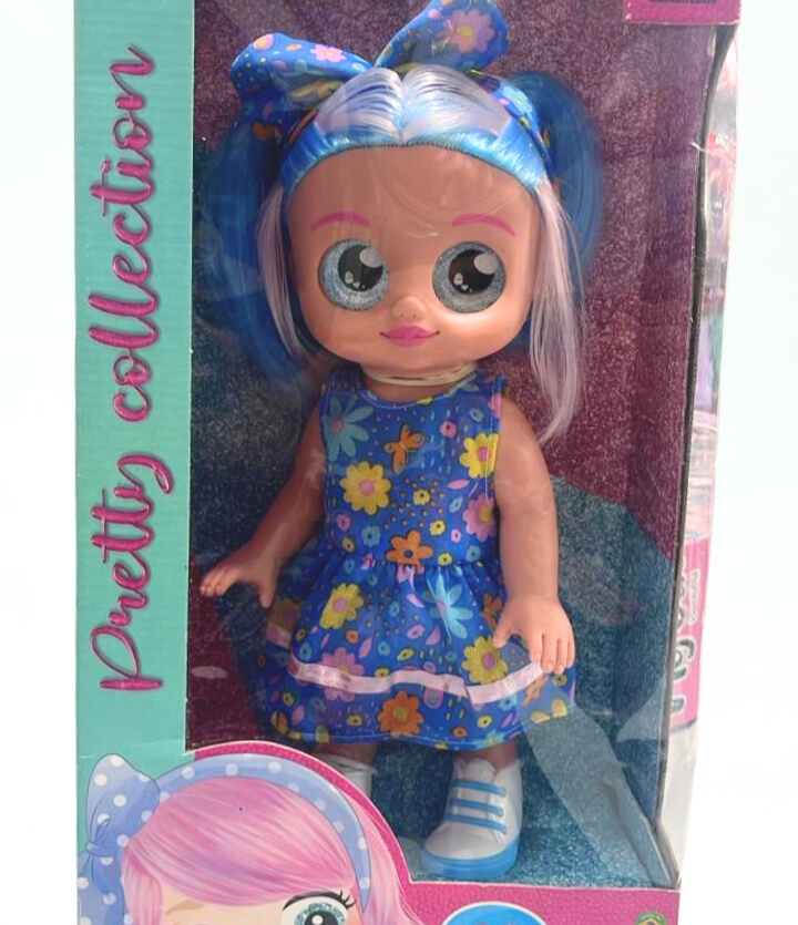 Boneca - Pretty Collection - Blondie - Azul - Milk