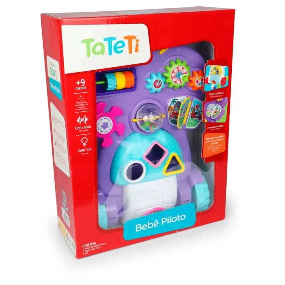 Andador Bebê Piloto Tateti - Roxo - Image 4