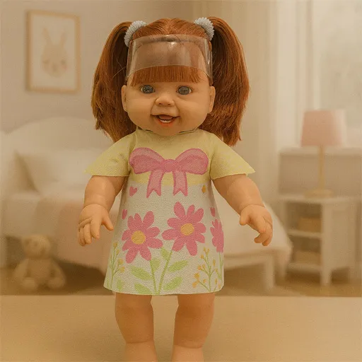 Boneca Angelina Girls Aprendendo Inglês Ruiva 42cm - Image 2