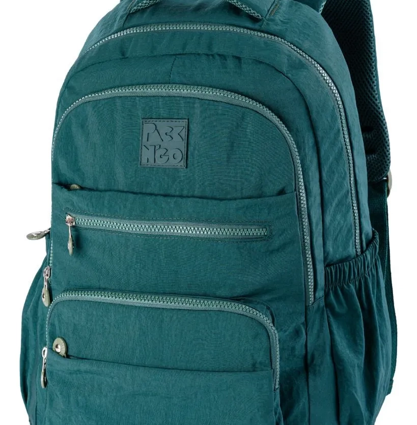 Mochila De Costas Pack'n Go Crinkle Verde Juvenil Oficial